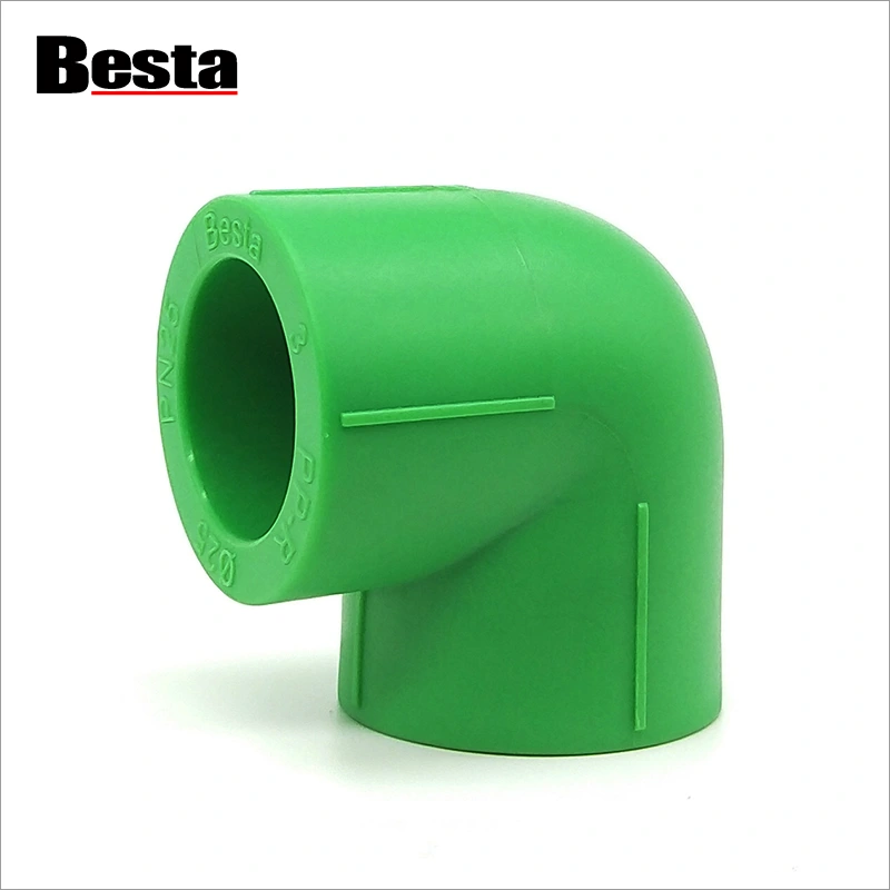 Hur upprätthåller man en PPR -plastmontering av armbågen 90 °?